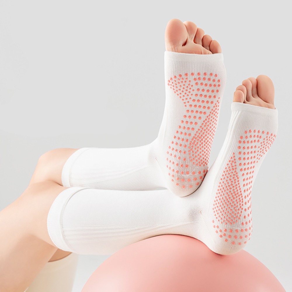 Yoga Of Fitness - Professional Open-toe Yoga Socks Women Anti-slip