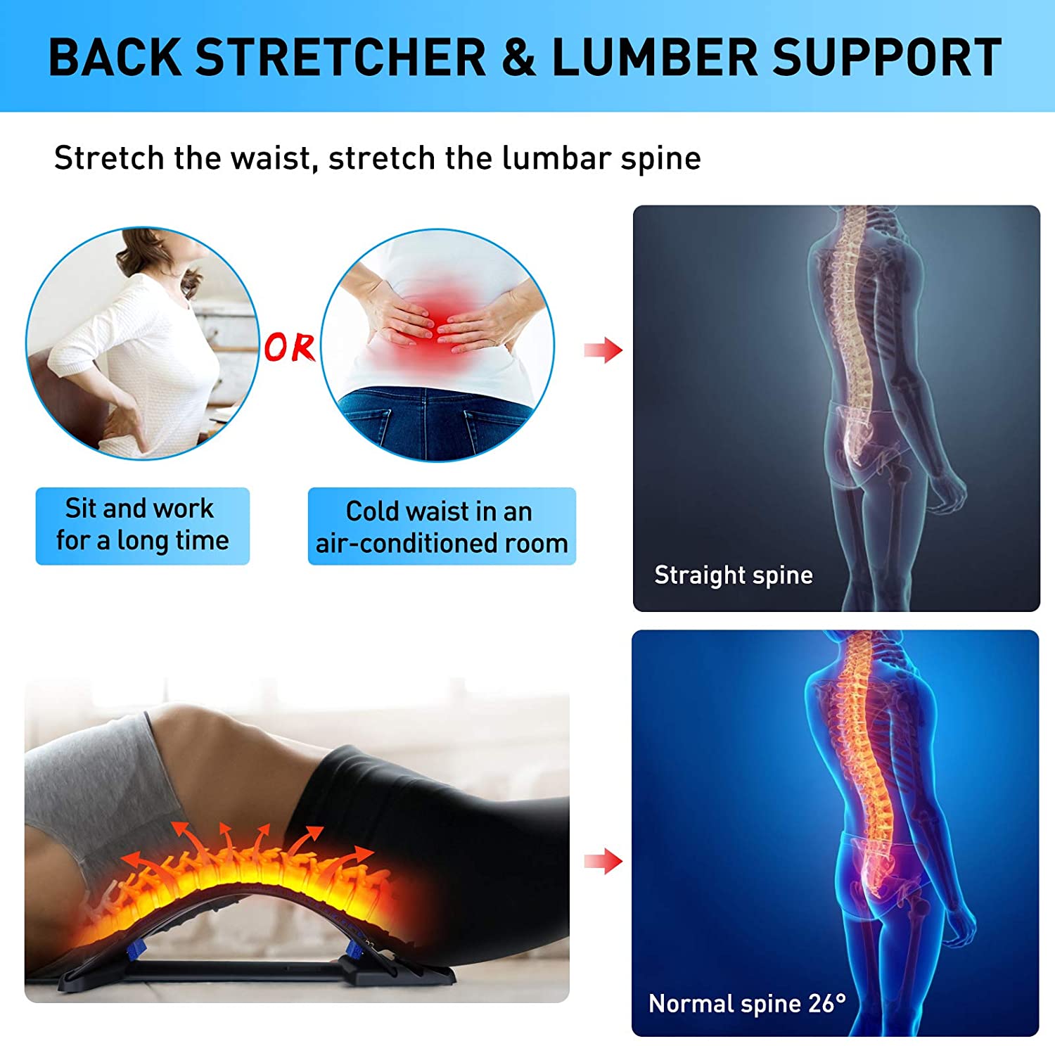 Magnet Massage Set Up Benches  - огляд і ціна Posture Corrector Back