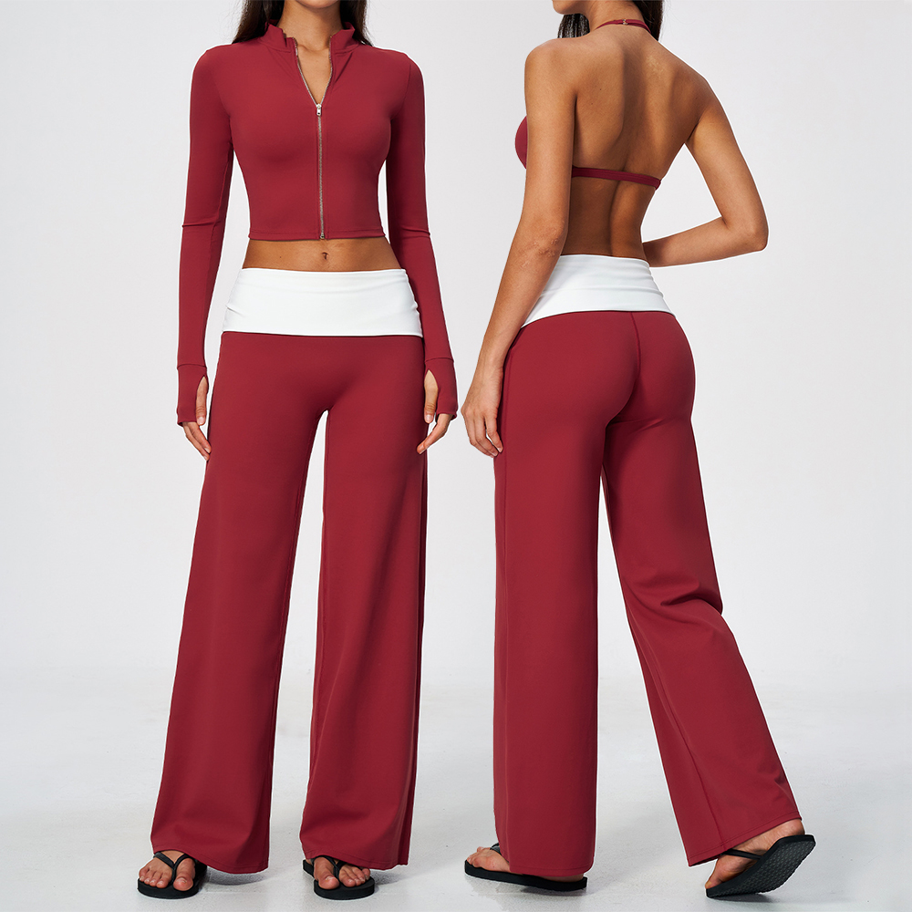 Zip Jacket Wide Leg Pants 2 Pi - огляд і ціна Yoga Of Fitness