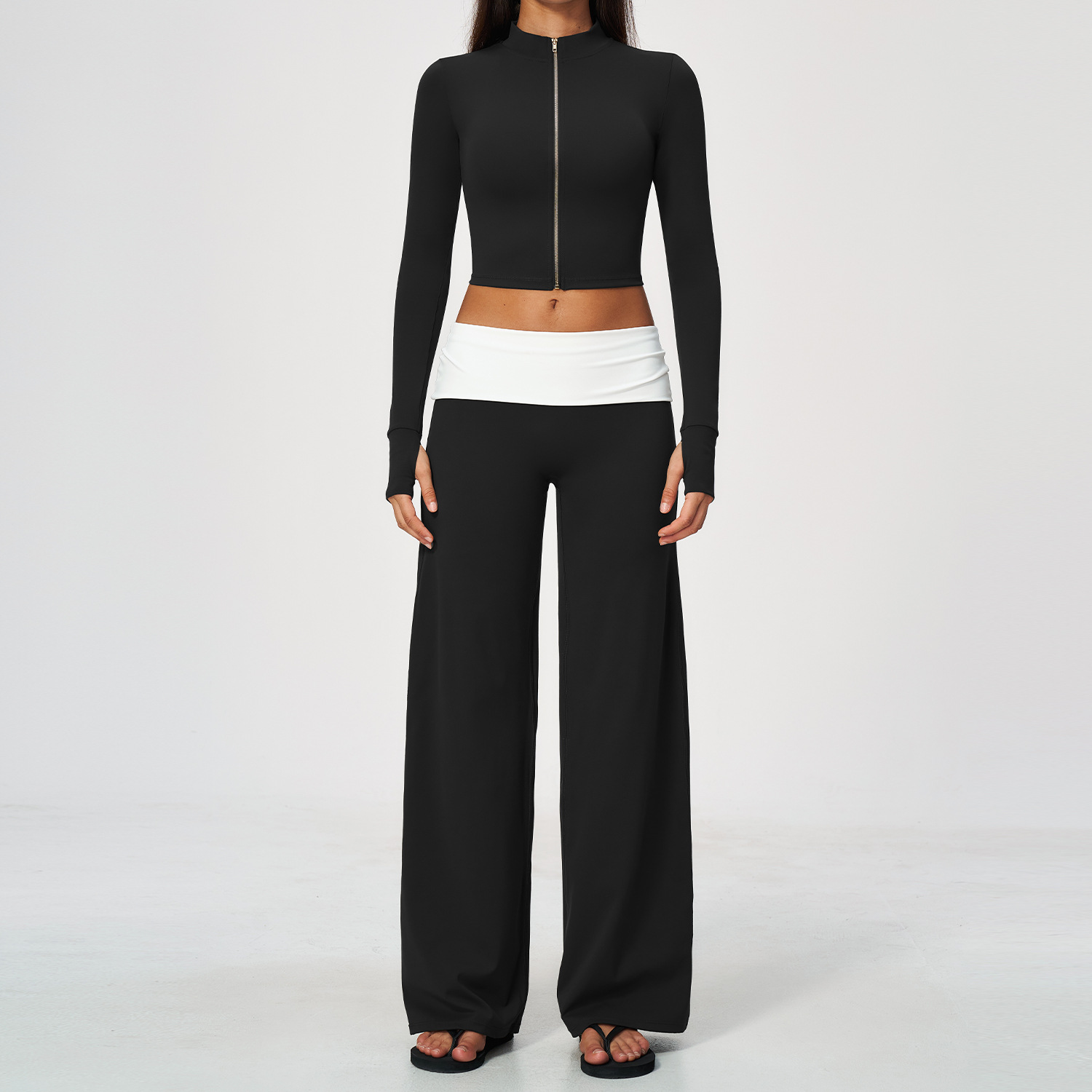 Zip Jacket Wide Leg Pants 2 Pi - огляд і ціна Yoga Of Fitness