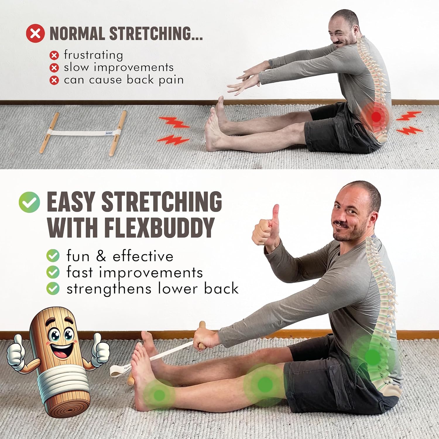Hamstring Stretcher Adjustable - огляд і ціна Yoga Of Fitness