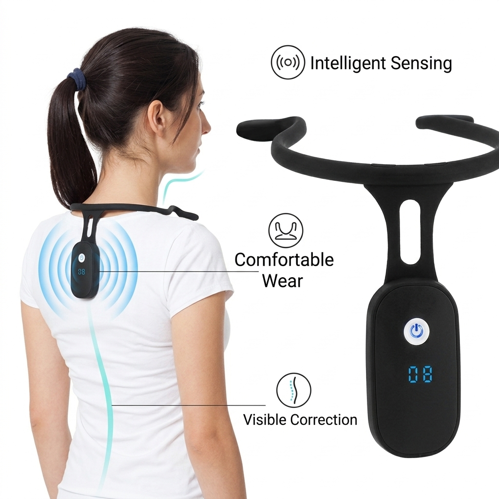 Posture Adjuster LCD Display S - огляд і ціна Posture Corrector Back