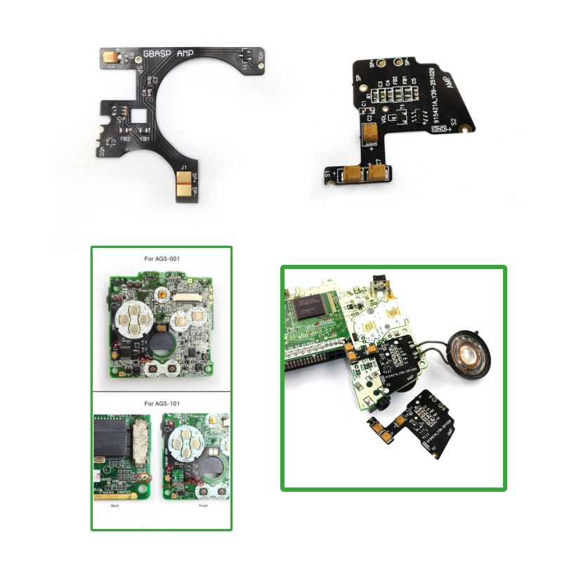 Amplifier For GBA SP/GBA AGS-0 - огляд і ціна Push Up Board