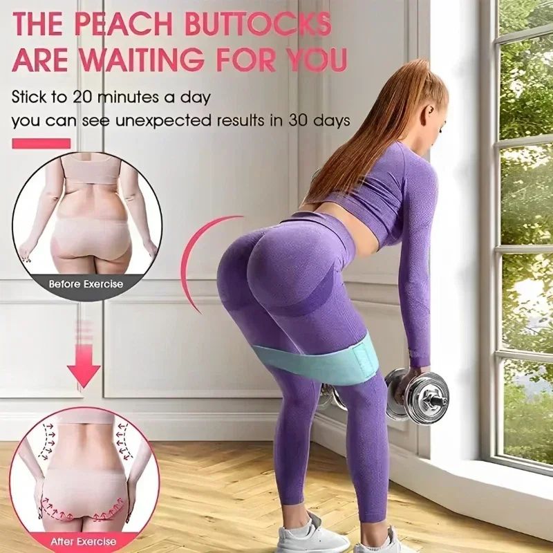 Fabric Resistance Hip Booty Ba - огляд і ціна Yoga Fitness Resistance Band